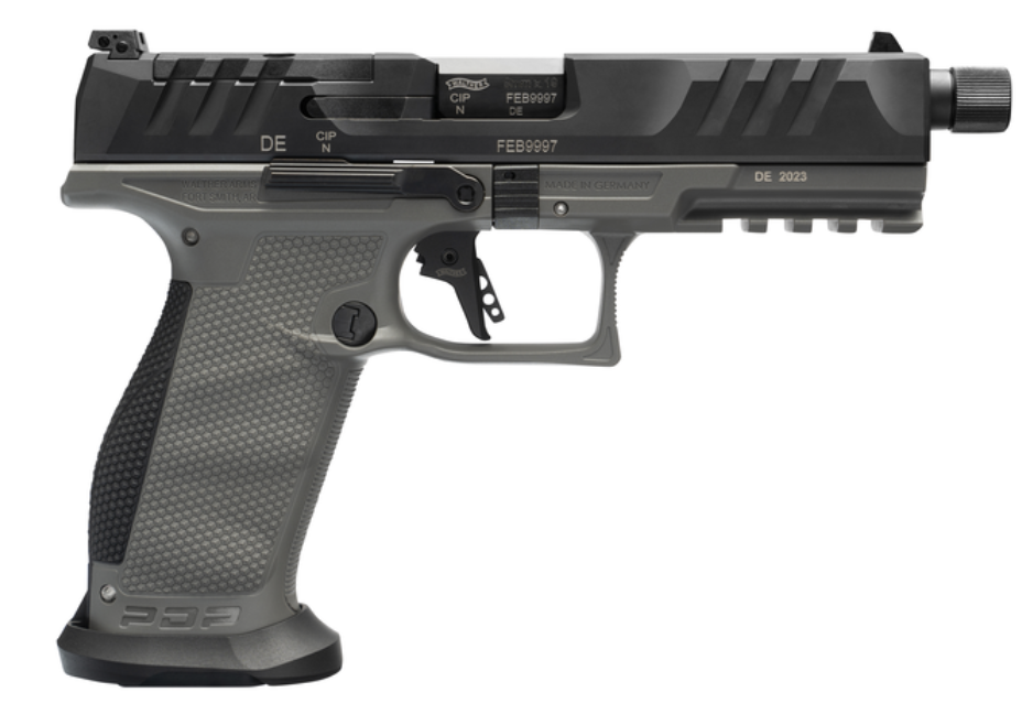WALTHER PDP PRO SD FULL SIZE 9MM PSTL BLK/TNG GRY 5.1" T.B. 3-18RD MAGAZINES